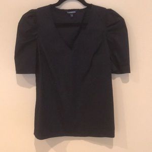 Express v neck puffed sleeve top. Size small